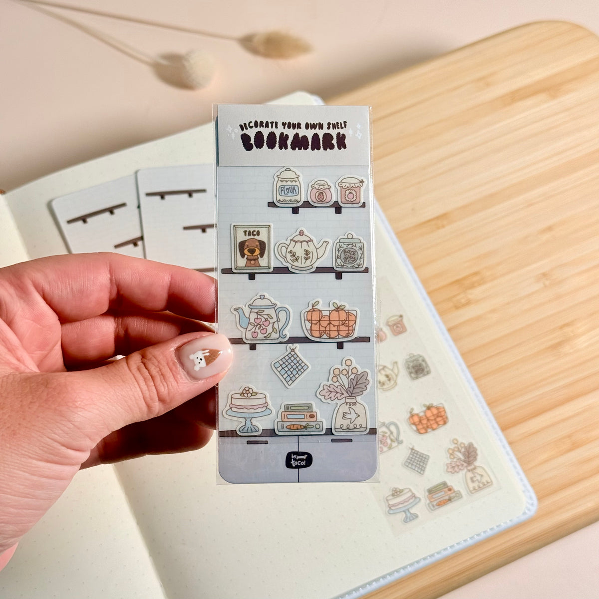 Cozy Pantry Shelf - Decorate Your Own Bookmark