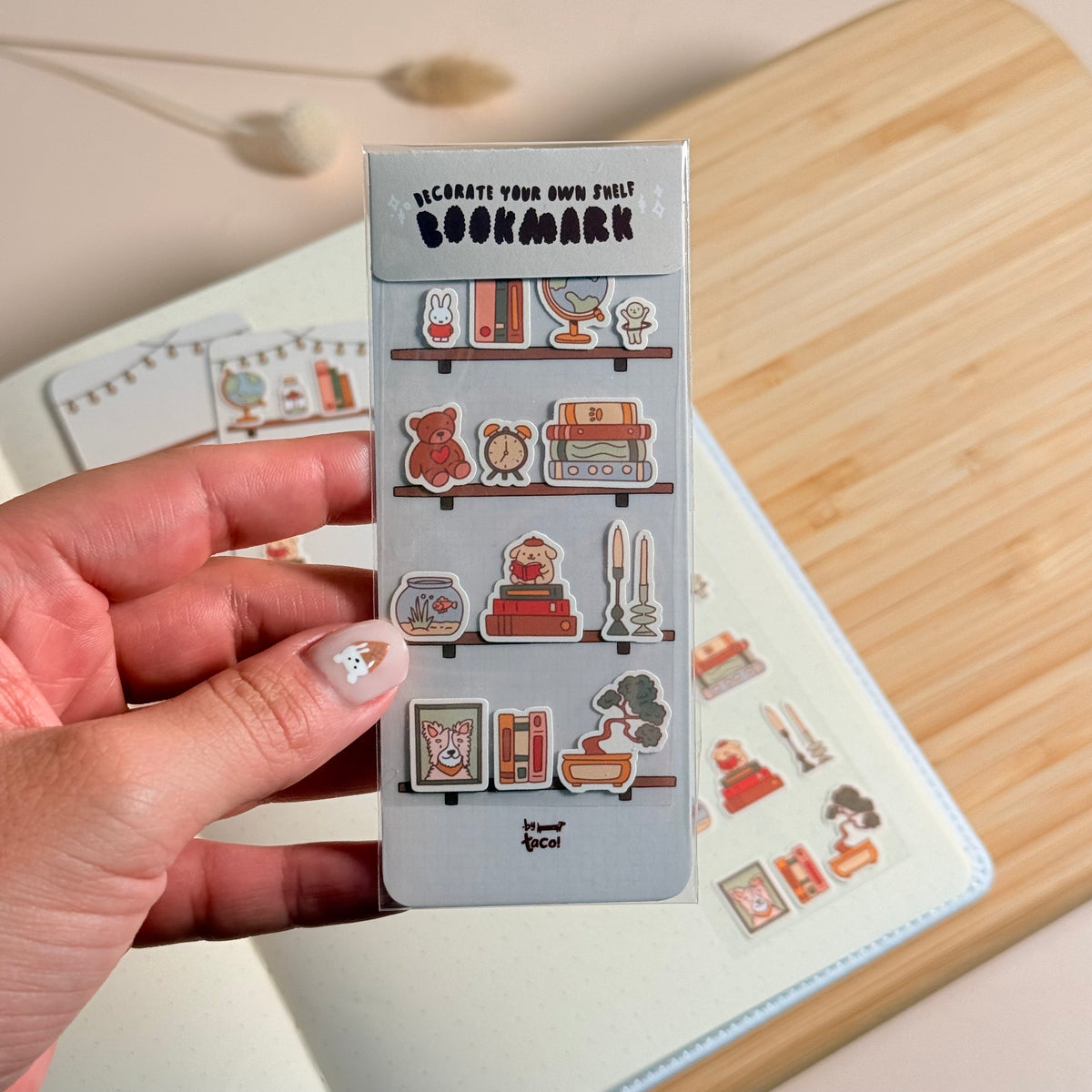 Cozy Shelf - Decorate Your Own Bookmark