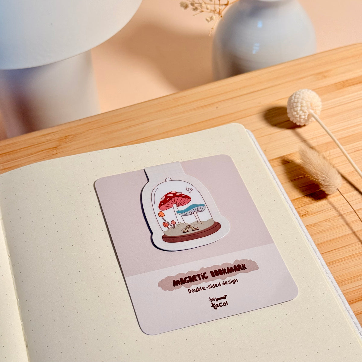 Mushrooms - Magnetic Bookmark