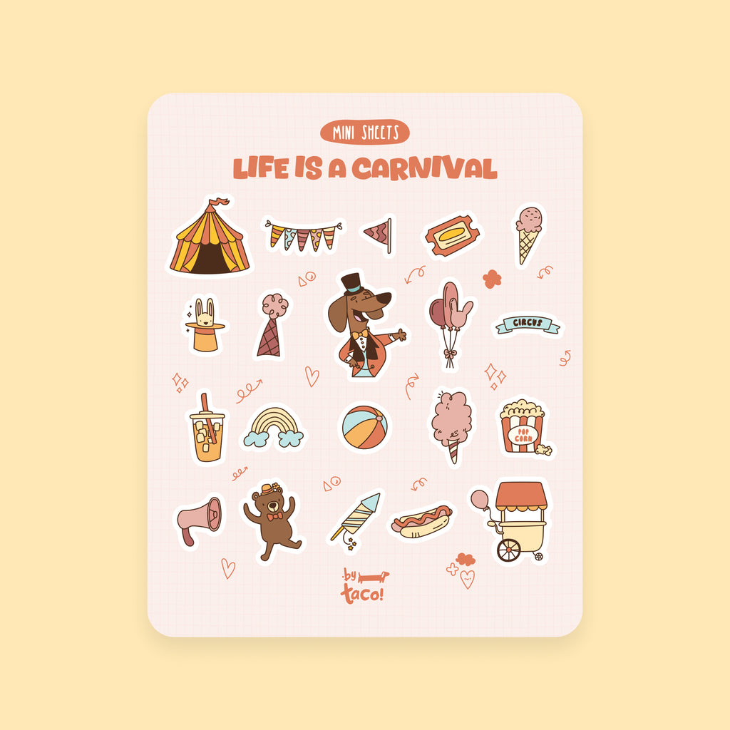 Life is a Carnaval - Sticker Sheet