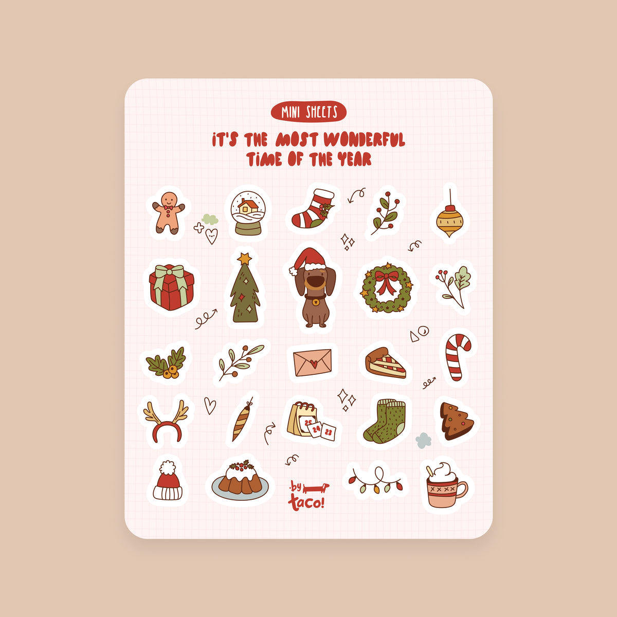 It's the most wonderful time - Sticker Sheet