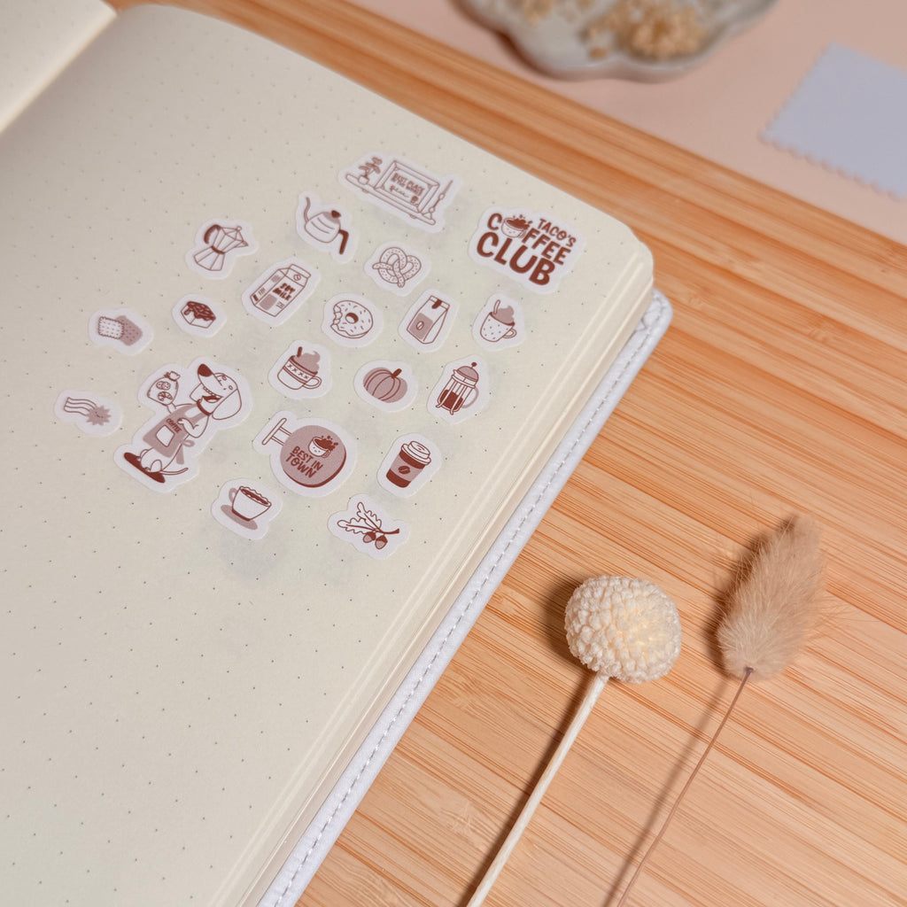 Taco's Coffee Club - Sticker Sheet