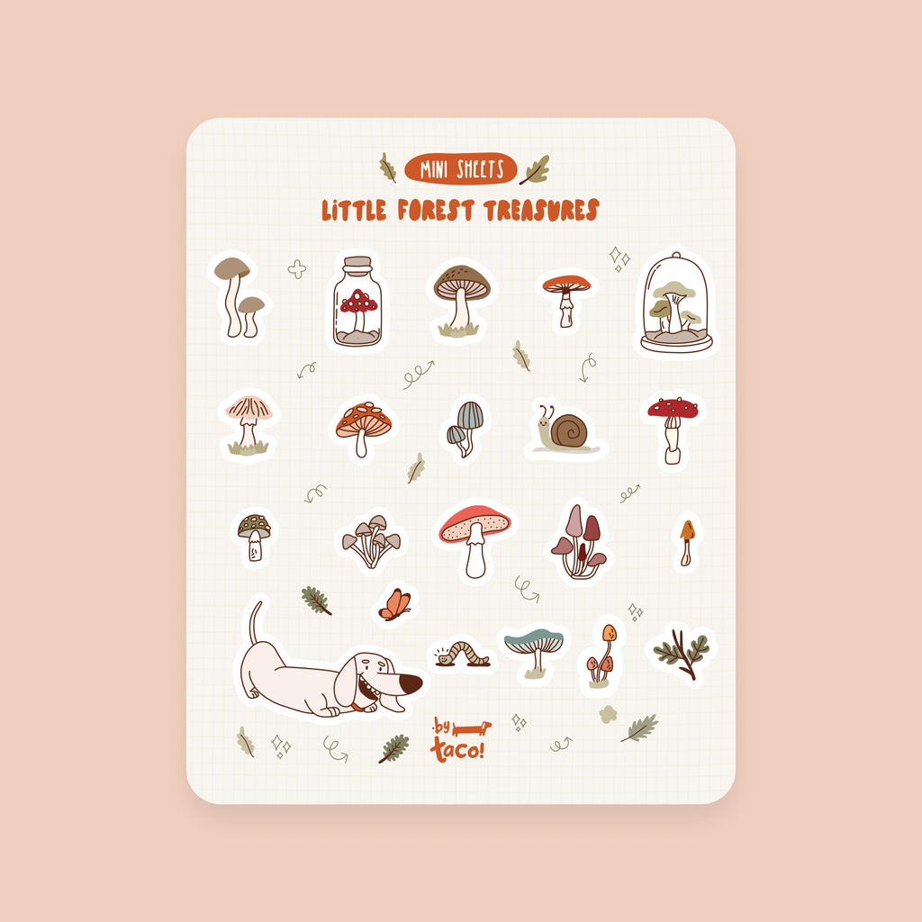 Little Forest Treasures - Sticker Sheet