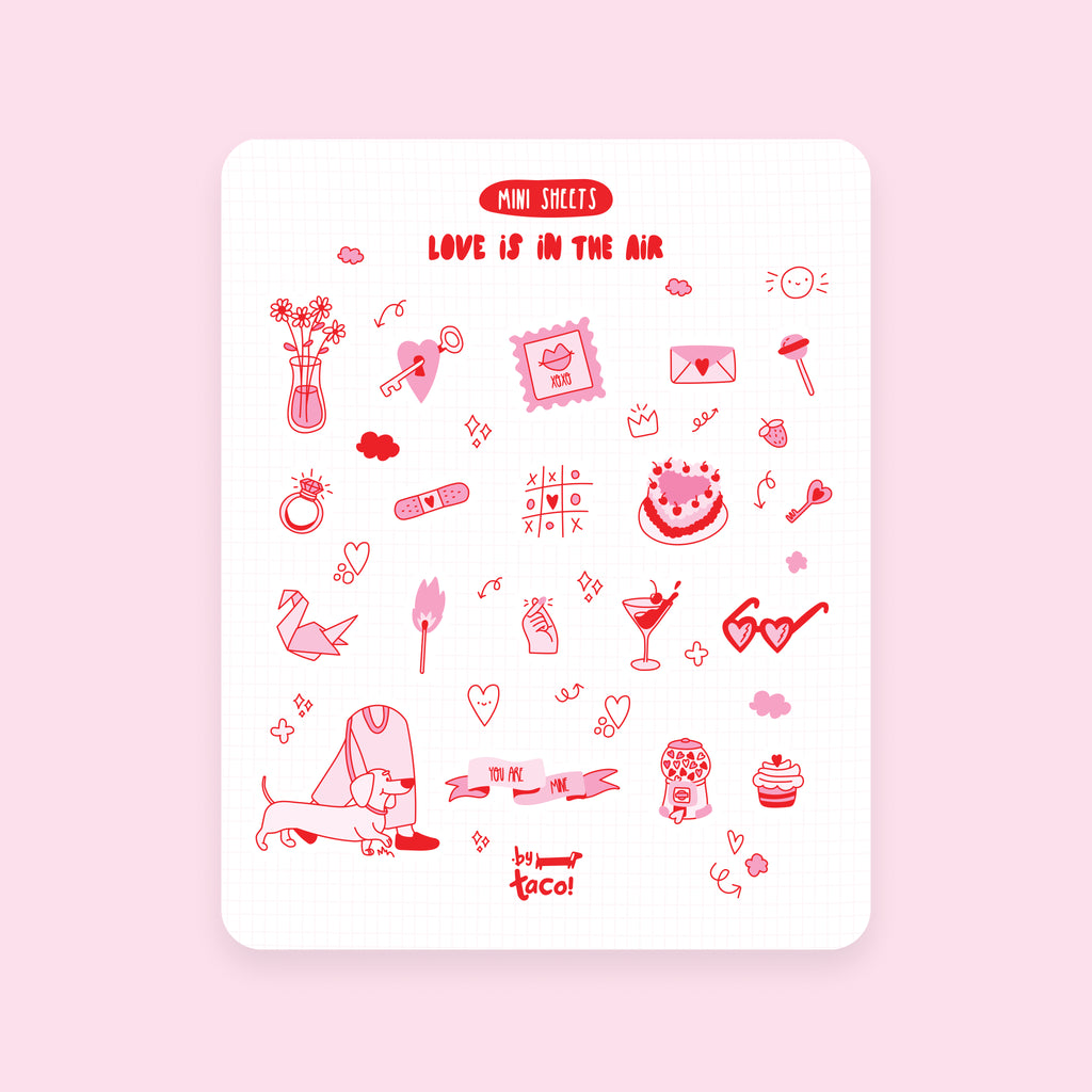 Love is in the Air - Sticker Sheet