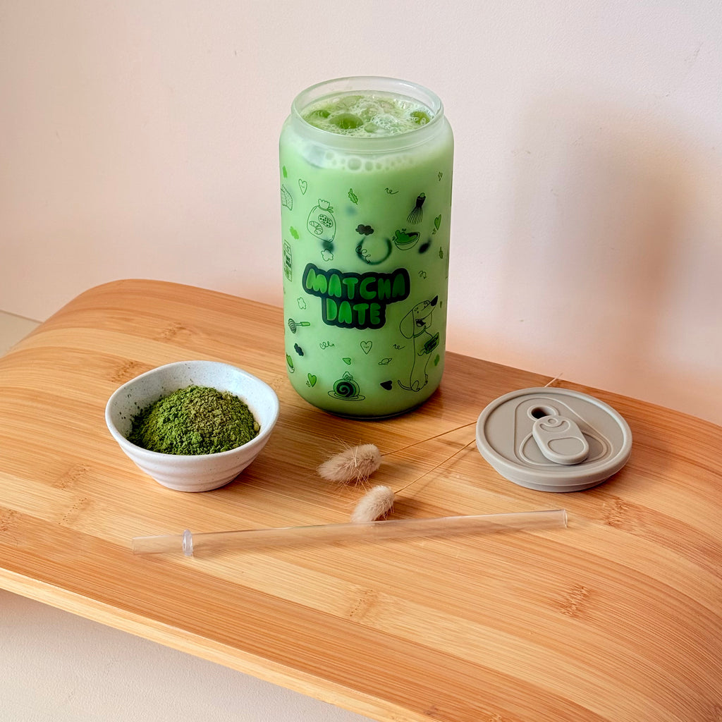 Glass Can - Matcha Date