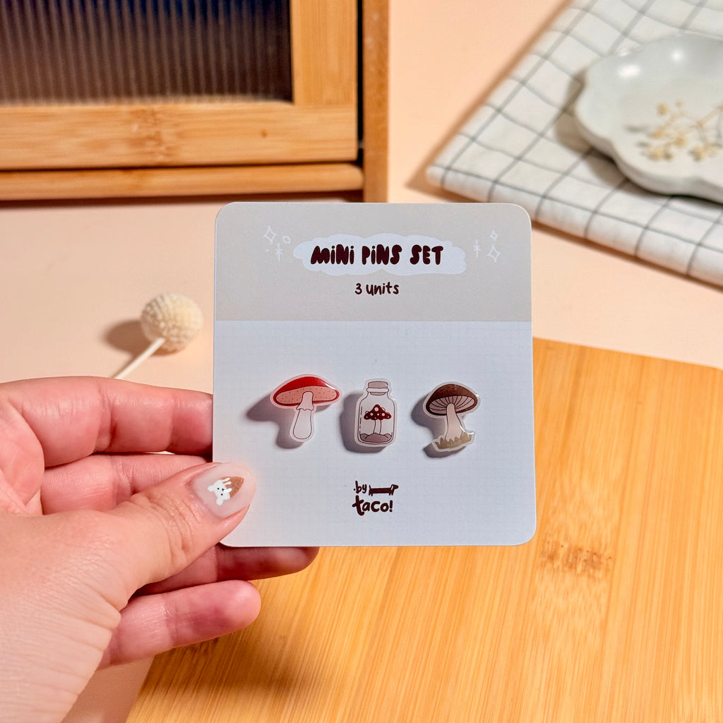 Fungi Friends - Mini Pins Set