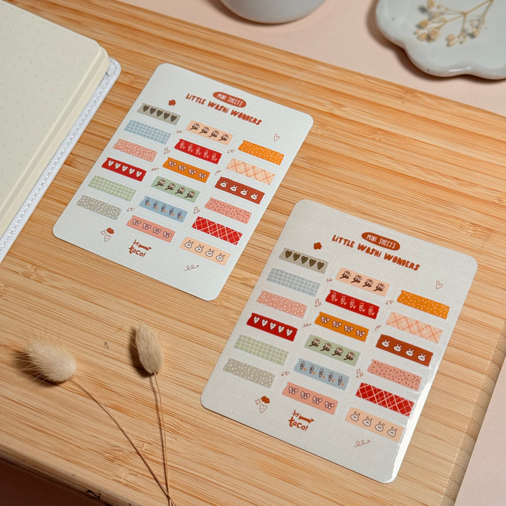 Little Washi Wonders - Sticker Sheet