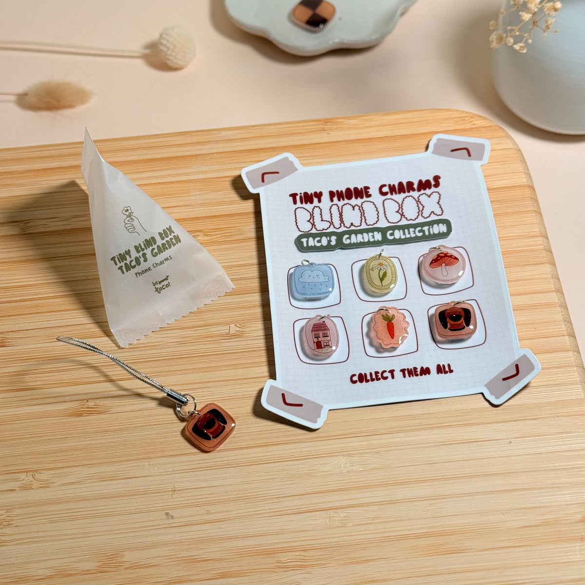 Taco's Garden - Tiny Phone Charm Blind Box