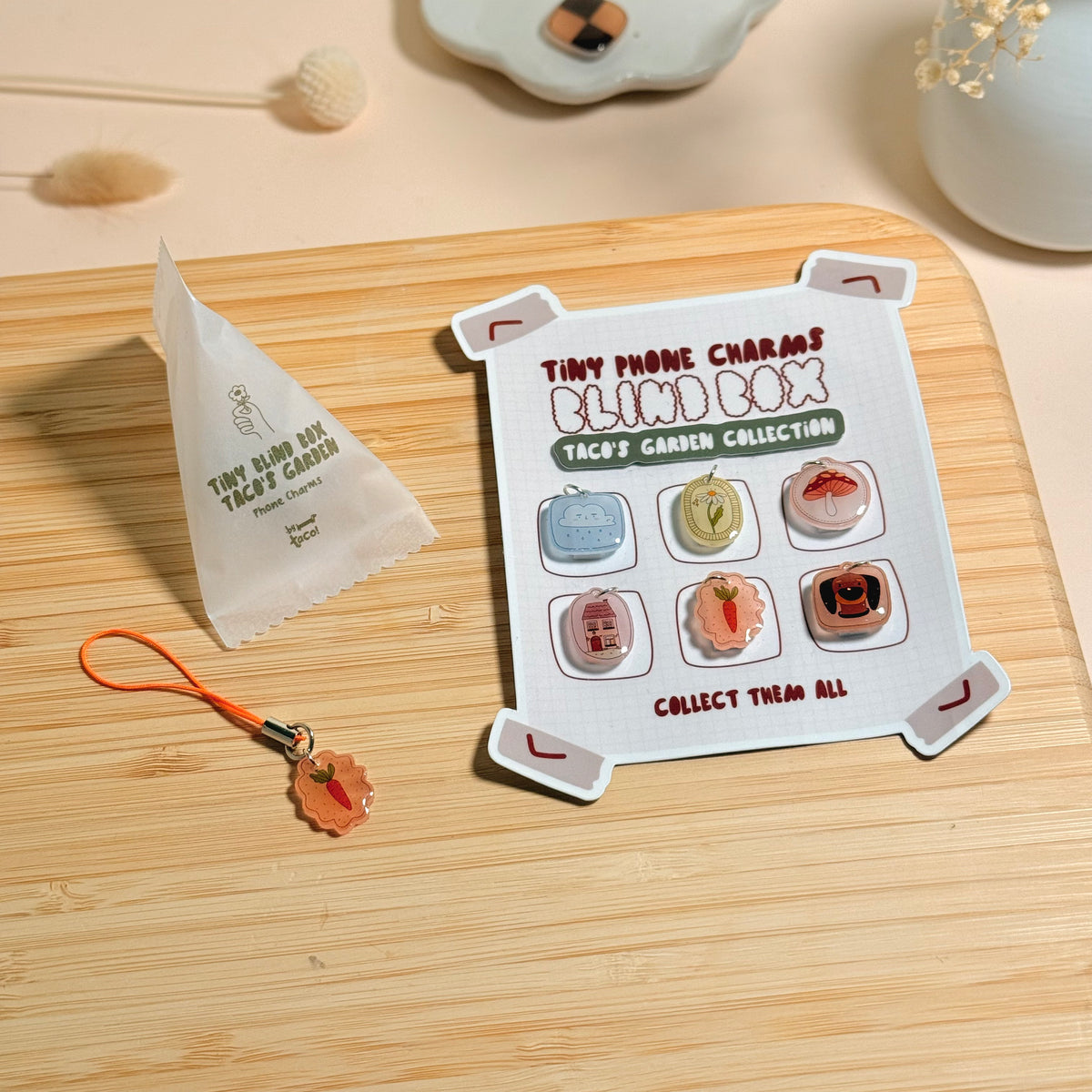 Taco's Garden - Tiny Phone Charm Blind Box
