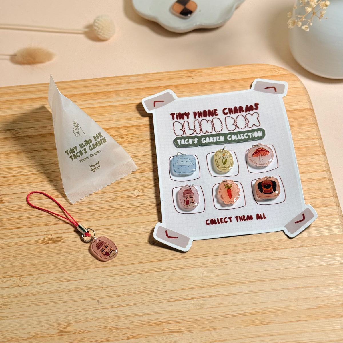 Taco's Garden - Tiny Phone Charm Blind Box