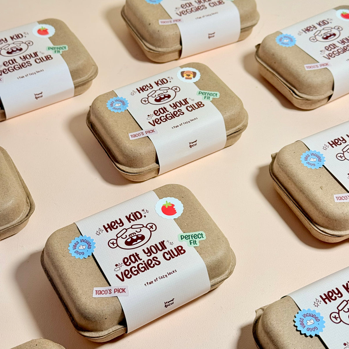 Eat Your Veggies Club - Socks - Tomato