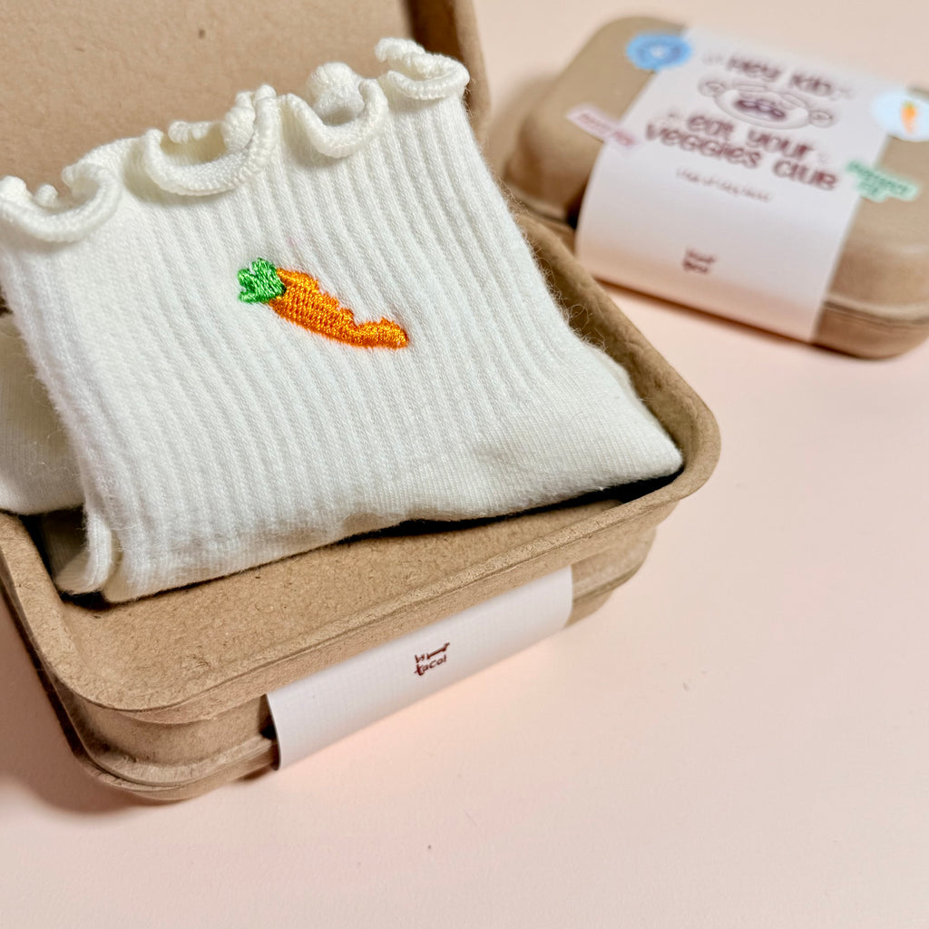 Eat Your Veggies Club - Socks - Carrot