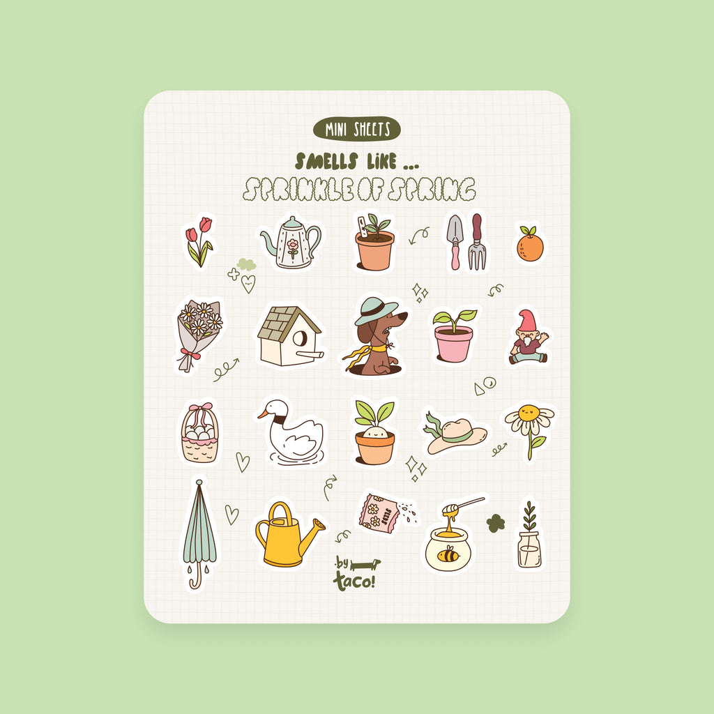 Smells Like... Sprinkle of Spring - Sticker Sheet