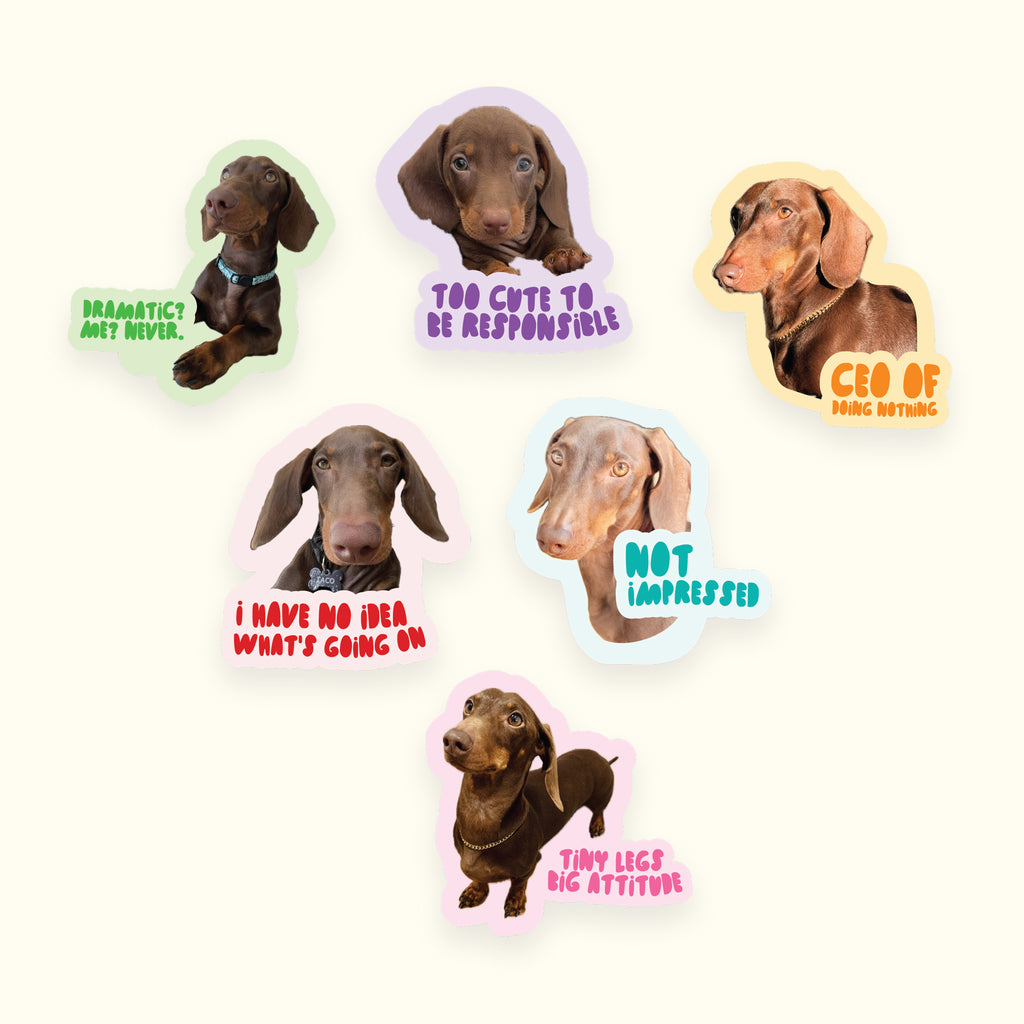 Taco's Mood Sticker Pack