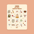 Tiny Pocket Unexpected Treasures - Sticker Sheet