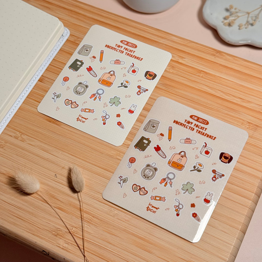 Tiny Pocket Unexpected Treasures - Sticker Sheet