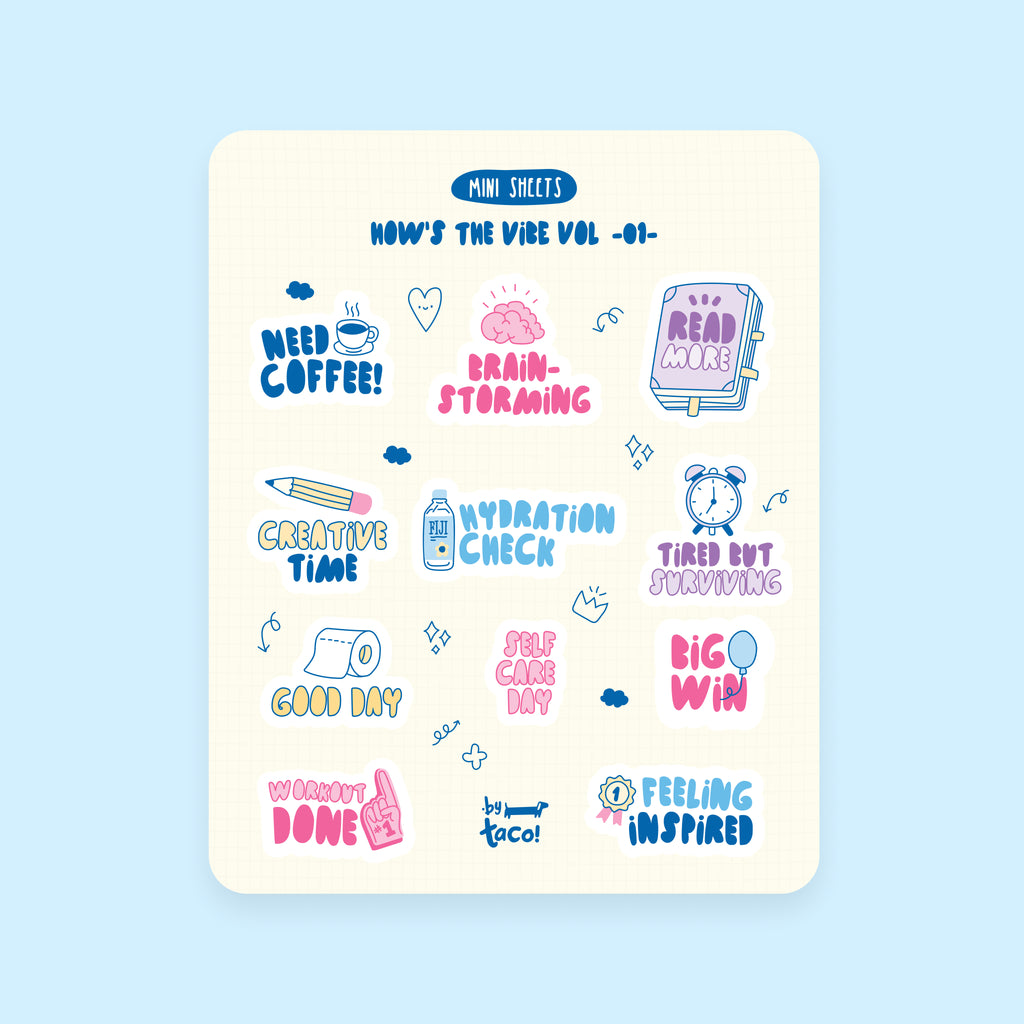 How's the Vibe Vol. 01 - Sticker Sheet
