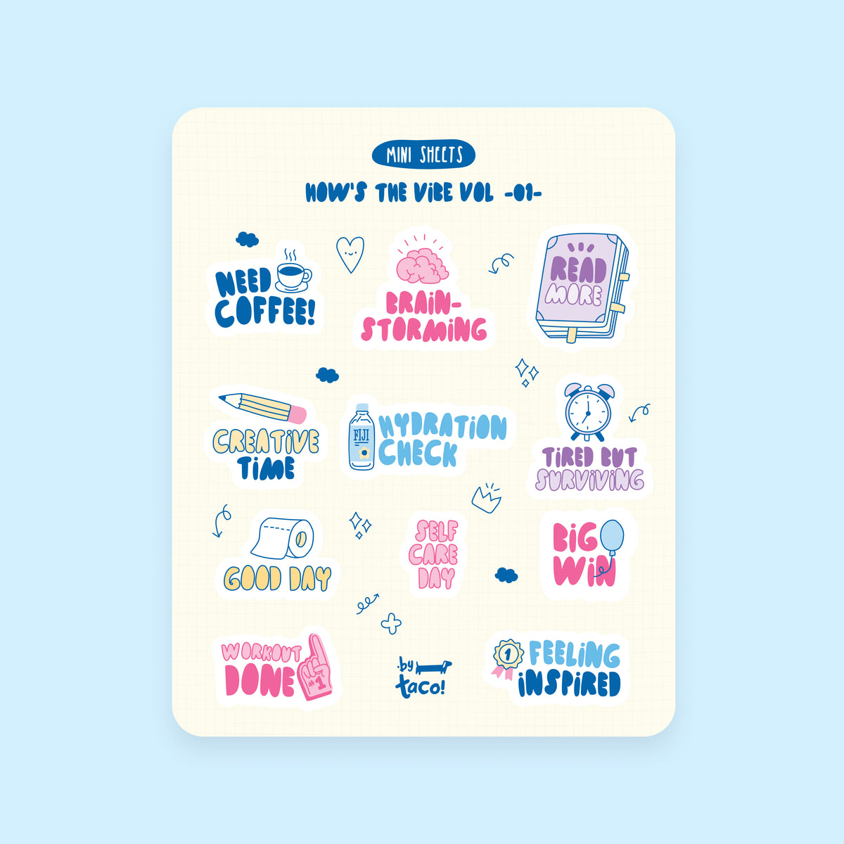 How's the Vibe Vol. 01 - Sticker Sheet