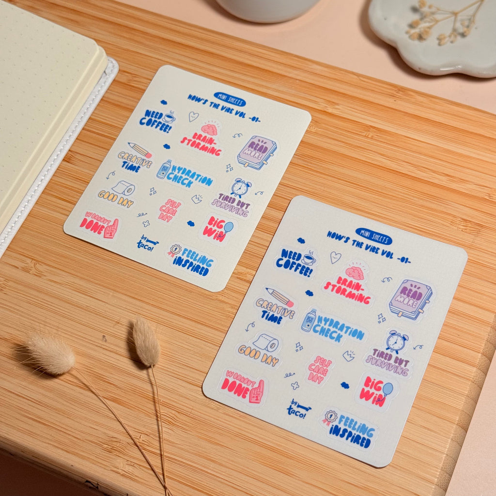 How's the Vibe Vol. 01 - Sticker Sheet